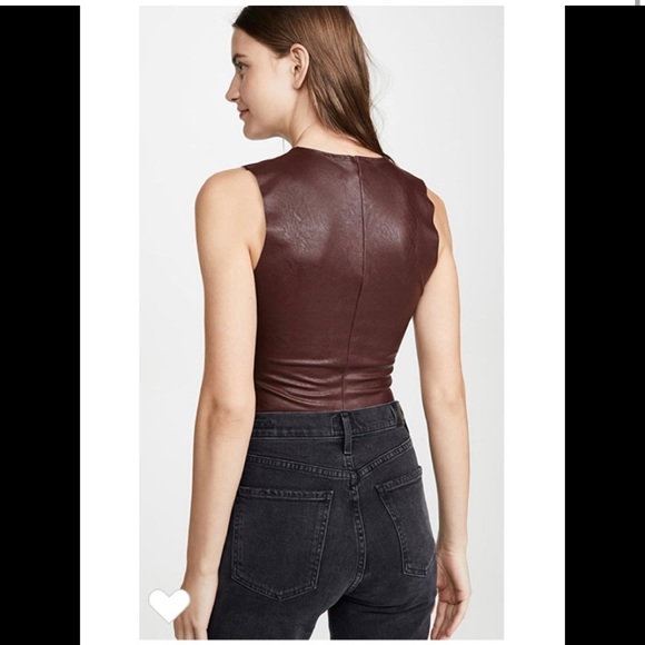 Commando Faux Leather Bodysuit - Picture 4 of 14